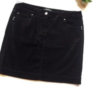 black velvet skirt